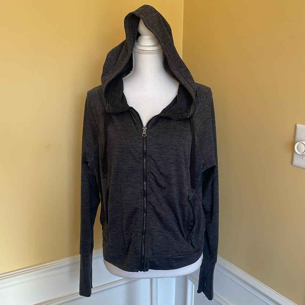 Champion Duo Dry Crop Zip Up Hoodie Jacket
